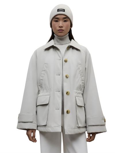 Ecoalf Giacca Bornas Beige Frontale